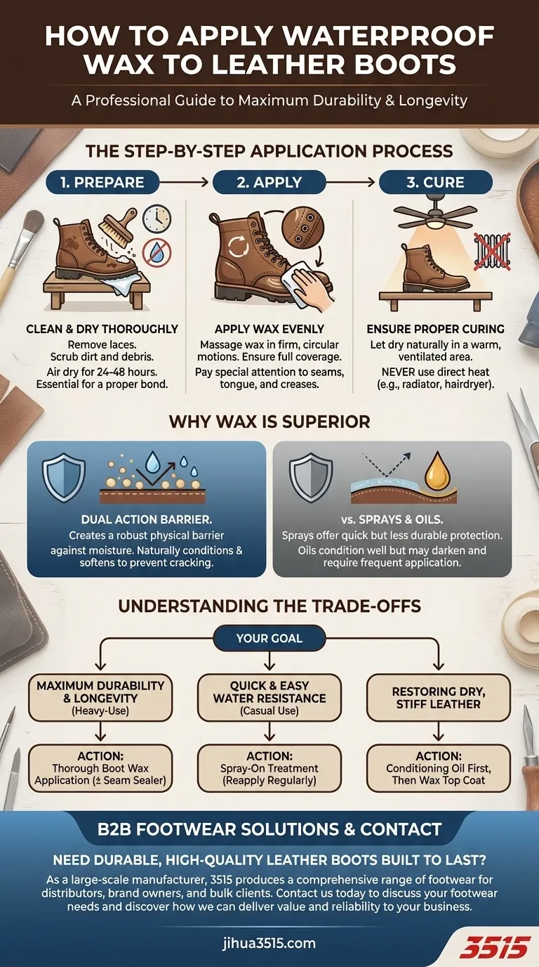 Comment appliquer de la cire imperméable sur des bottes en cuir ? Un guide pour une protection et une longévité maximales Guide Visuel