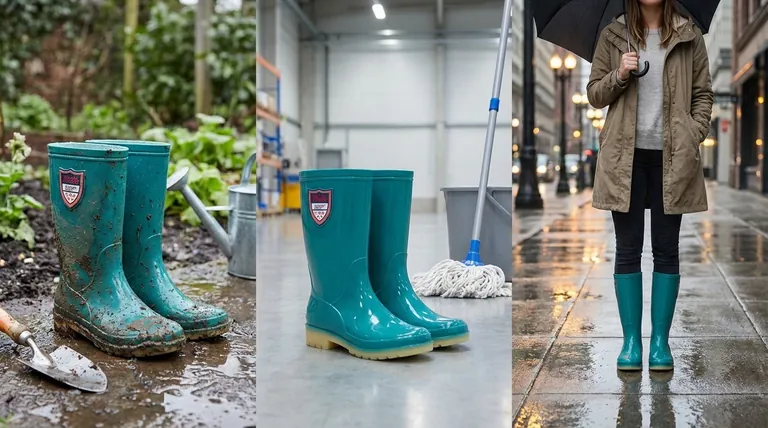 Quelles sont les utilisations typiques des bottes de pluie en PVC ? Un choix économique pour l'étanchéité légère