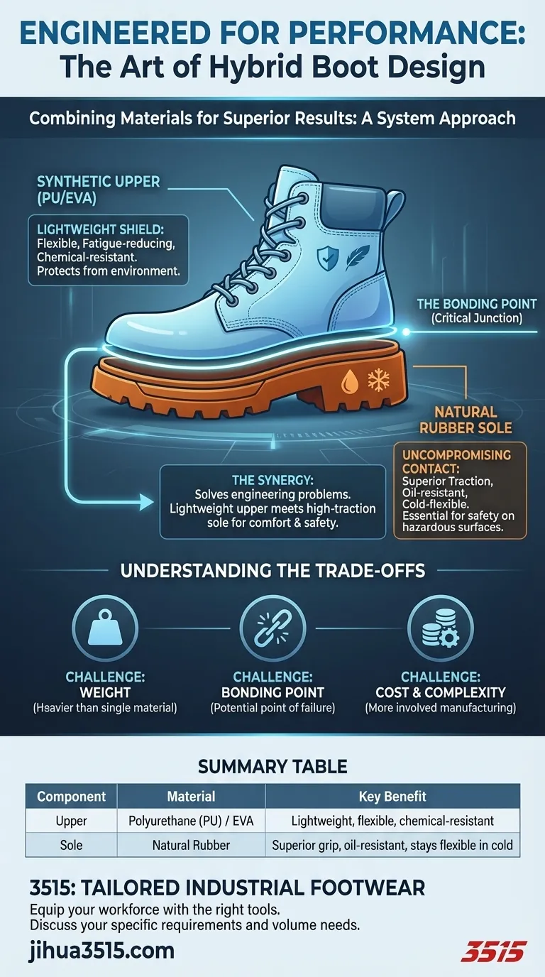 Come combinano alcuni stivali i materiali per ottenere prestazioni migliori? Ottieni sicurezza e comfort superiori Guida Visiva