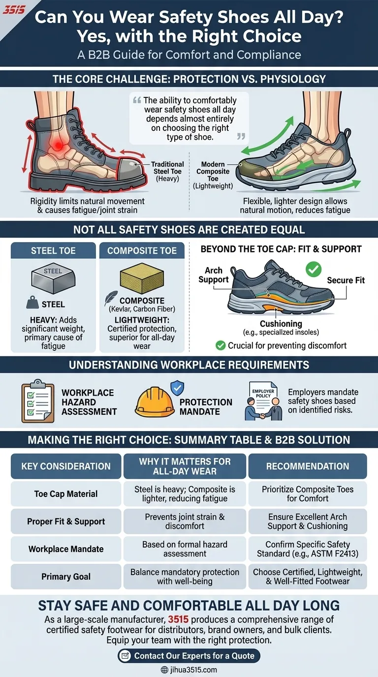 安全靴は一日中履けますか？快適さと保護を最大限に高めるための選び方 ビジュアルガイド