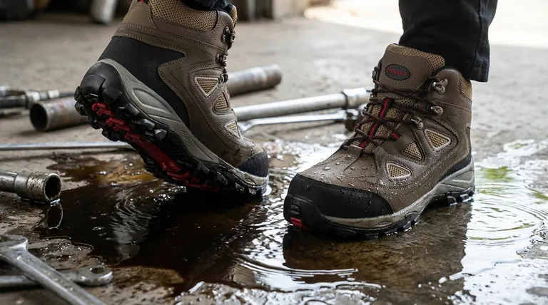 Les bottes résistantes à l'huile sont-elles également imperméables ? Ne confondez pas ces deux caractéristiques de sécurité essentielles