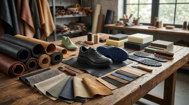 Quali sono le principali categorie di materiali per scarpe? Una guida alla pelle, al tessuto a maglia, alla tela e altro ancora