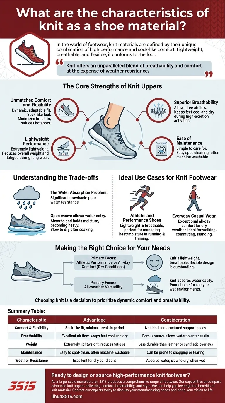 Quelles sont les caractéristiques du tricot comme matériau de chaussure ? Découvrez un confort et une respirabilité inégalés Guide Visuel