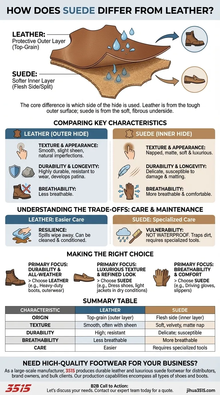 En quoi le daim diffère-t-il du cuir ? Un guide pour choisir le bon matériau Guide Visuel