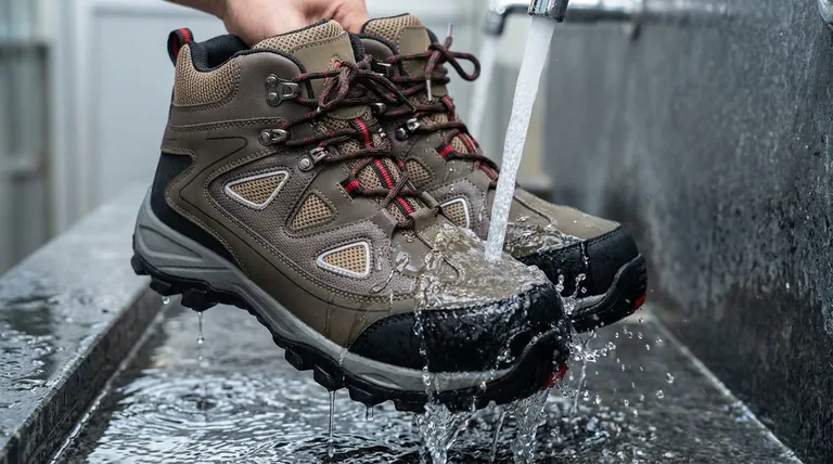 Perché è importante un risciacquo accurato dopo aver lavato scarpe impermeabili? Preserva le prestazioni e la longevità