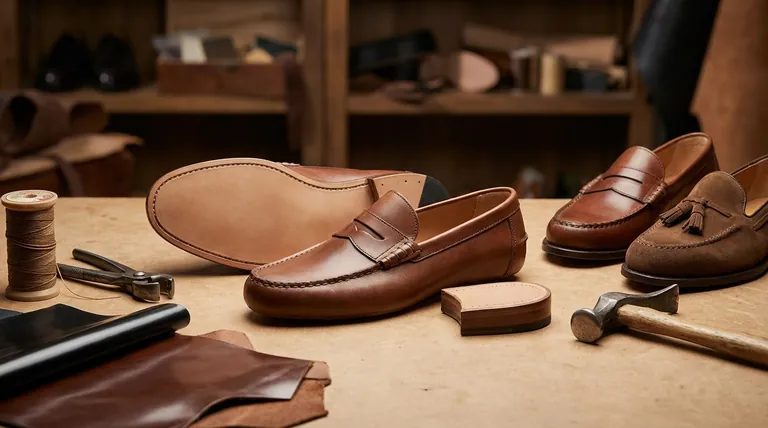 Comment sont construits les mocassins habillés ? Maîtrisez l'anatomie des chaussures élégantes sans lacets