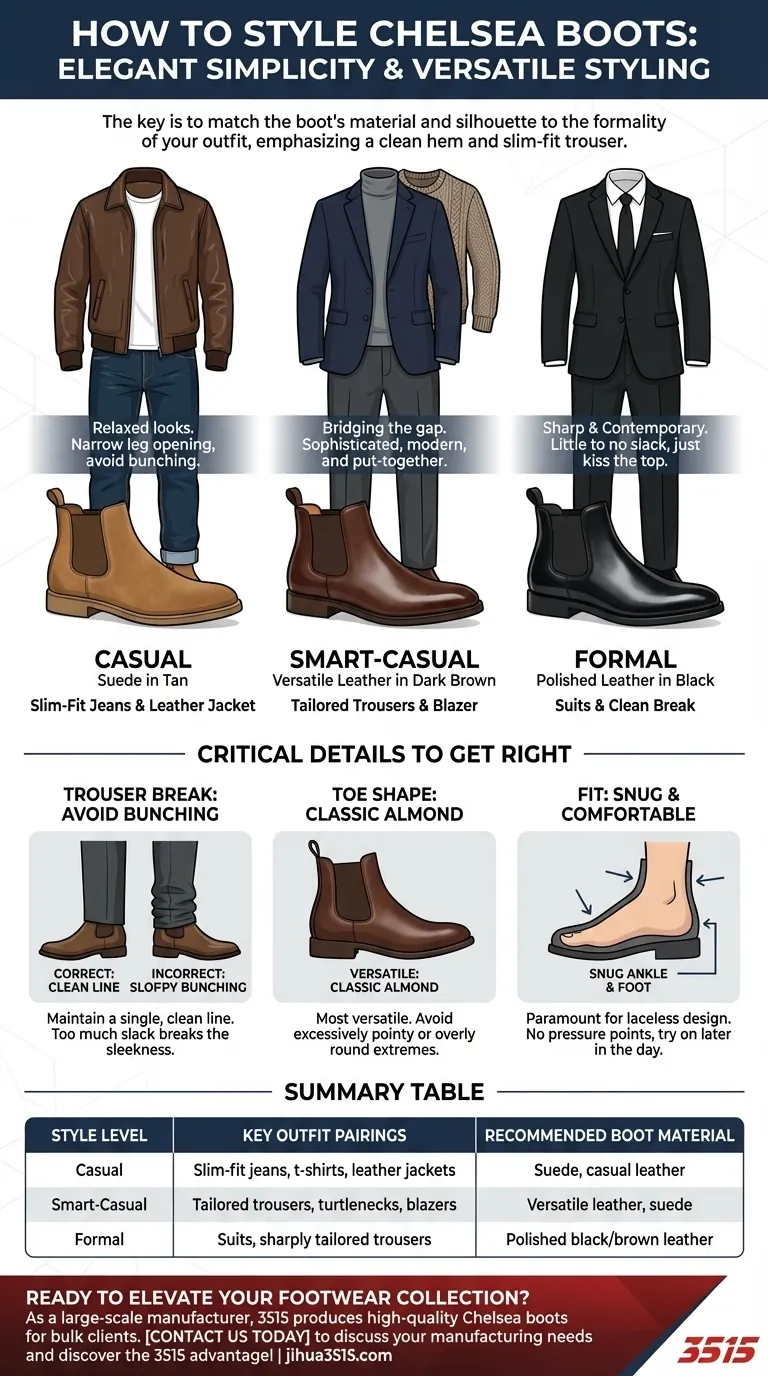 Comment styliser les bottes Chelsea ? Un guide pour des looks polyvalents et sophistiqués Guide Visuel