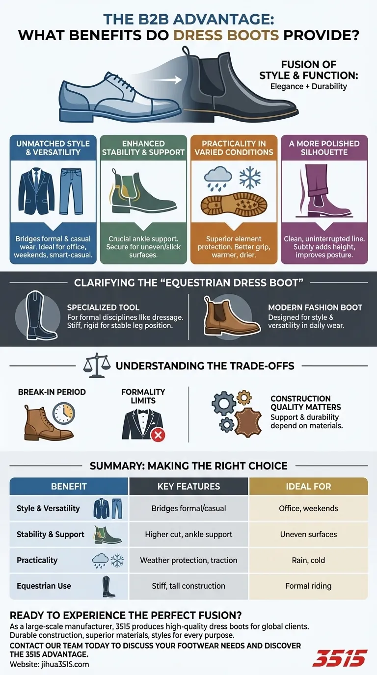 Quels avantages offrent les bottes habillées ? Style, maintien et polyvalence pour toutes les occasions Guide Visuel