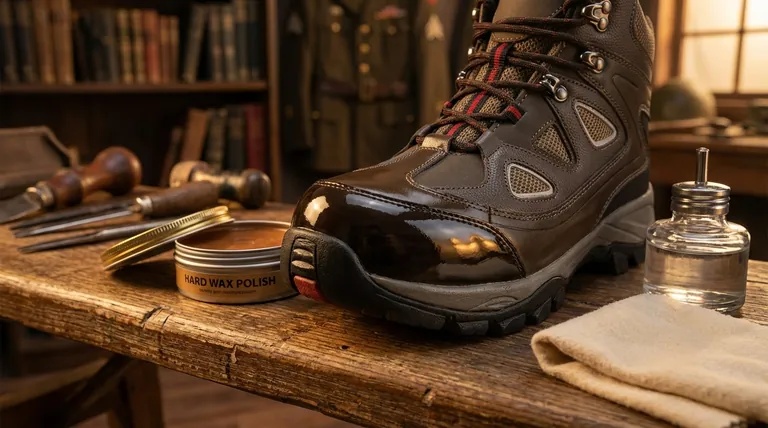 Quelle est l'origine de la finition patinée très brillante ? De la discipline militaire à l'excellence vestimentaire