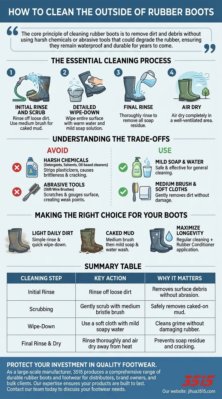 Comment nettoyer l'extérieur des bottes en caoutchouc ? Le guide simple pour prolonger leur durée de vie Guide Visuel