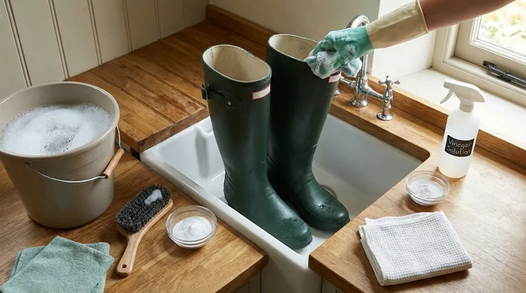 Wie reinigt man das Innere von Gummistiefeln? Gerüche beseitigen & Lebensdauer der Stiefel verlängern