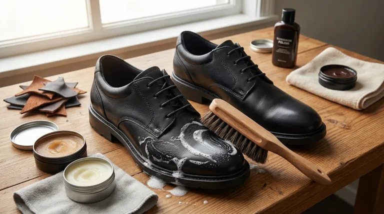 Quelle est la première étape pour prendre soin des chaussures en cuir ? Le fondement essentiel pour la longévité