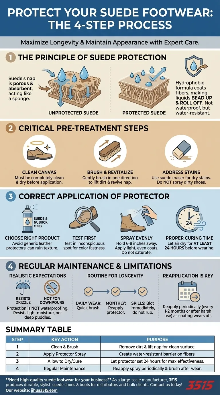 Comment protéger les chaussures en daim de l'humidité et des déversements ? Un guide complet de l'entretien du daim Guide Visuel