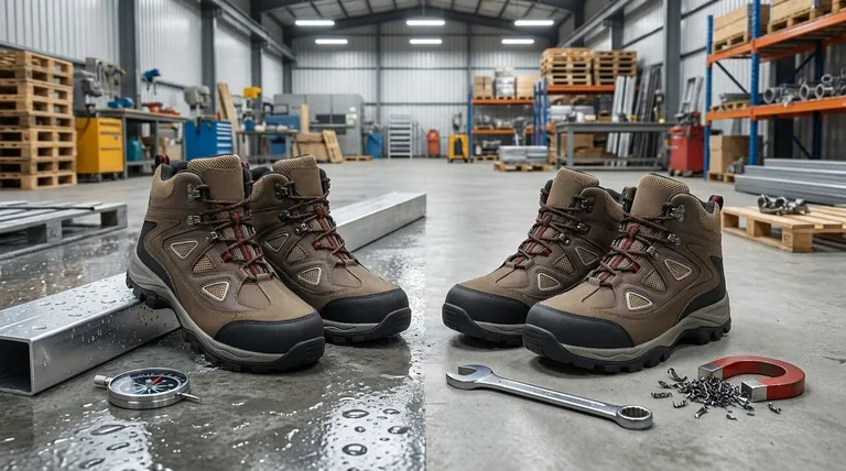 Quelles sont les chaussures à embout en aluminium et en quoi diffèrent-elles des chaussures à embout en acier ? Choisissez le bon embout de sécurité pour votre travail