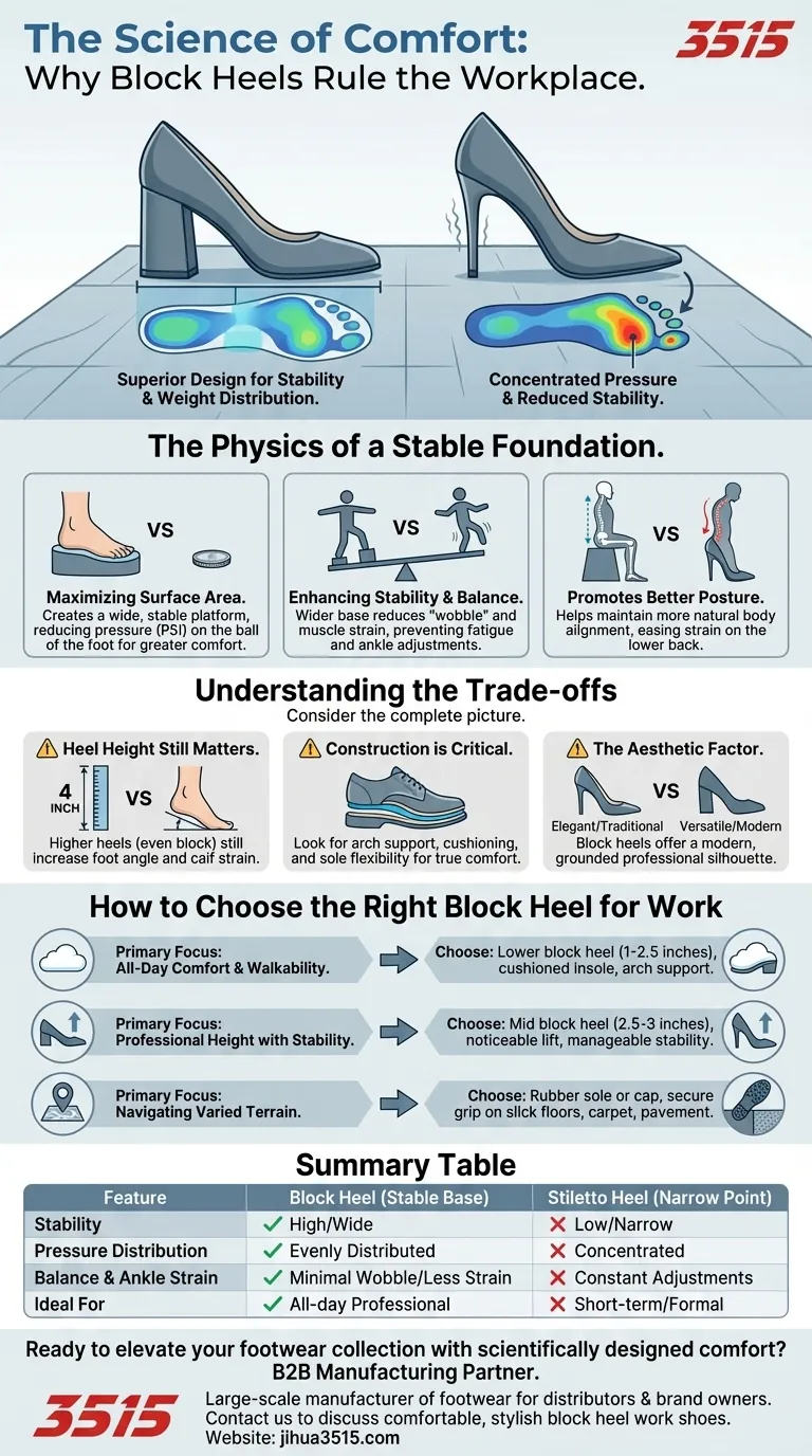 Pourquoi les talons compensés sont-ils recommandés pour des chaussures de travail élégantes et confortables ? La science du confort toute la journée Guide Visuel