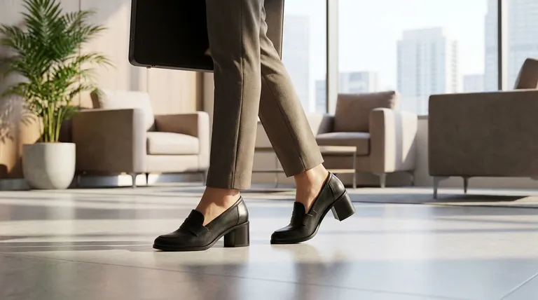 Pourquoi les talons compensés sont-ils recommandés pour des chaussures de travail élégantes et confortables ? La science du confort toute la journée