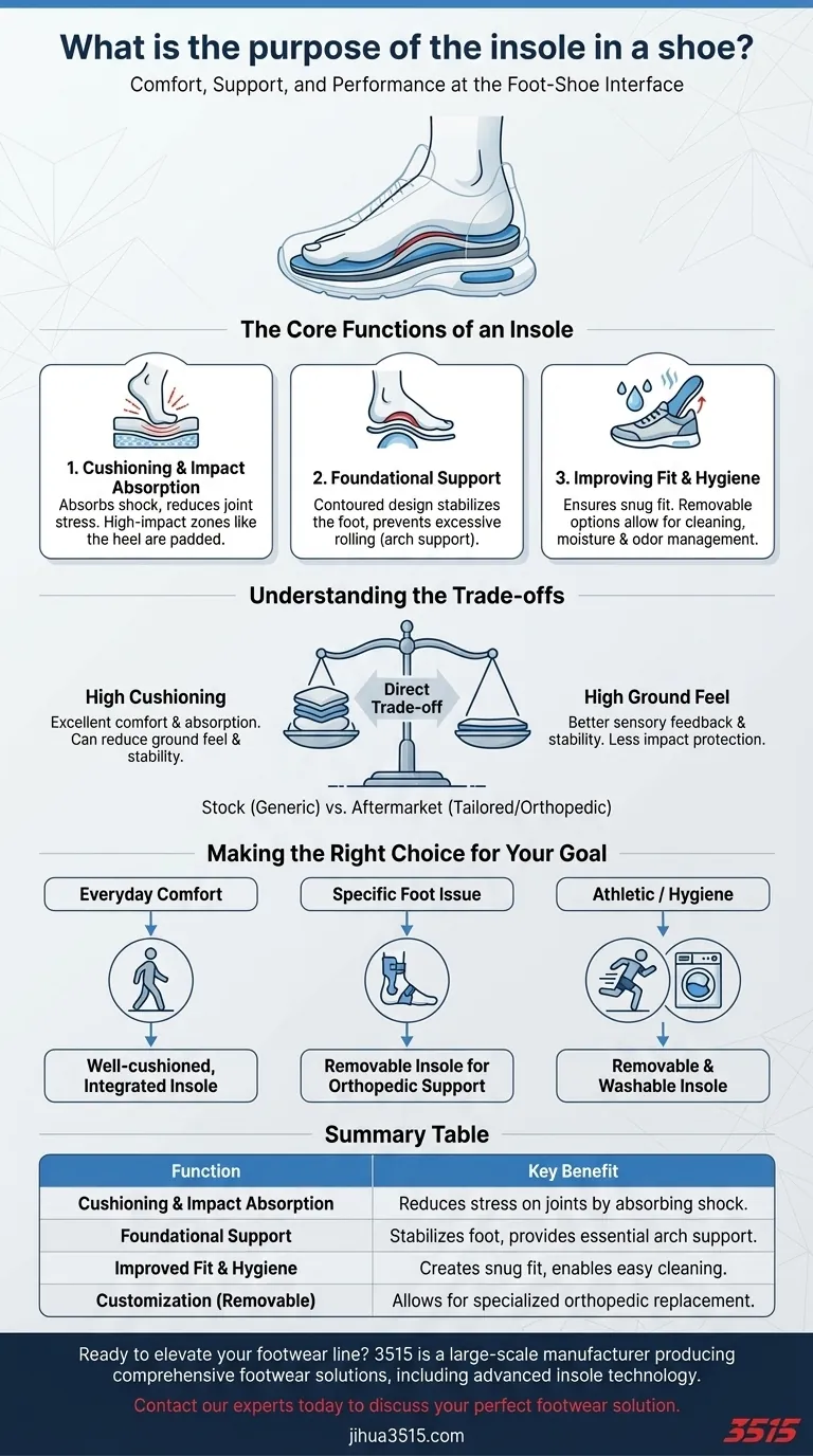 Quel est le but de la semelle intérieure dans une chaussure ? Bénéficiez d'un confort et d'un soutien supérieurs Guide Visuel