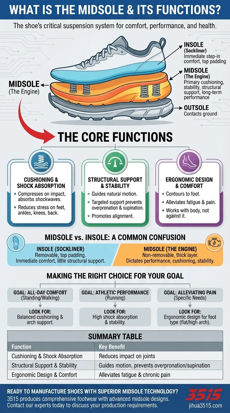 Qu'est-ce qu'une semelle intermédiaire et quelles sont ses fonctions ? Découvrez la clé du confort ultime pour vos pieds Guide Visuel