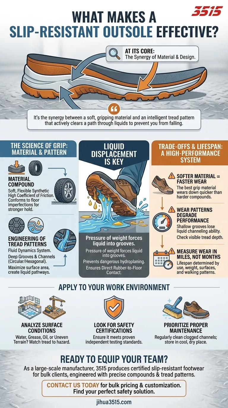 Qu'est-ce qui rend la semelle extérieure antidérapante efficace ? Découvrez la science de l'adhérence et de la sécurité Guide Visuel