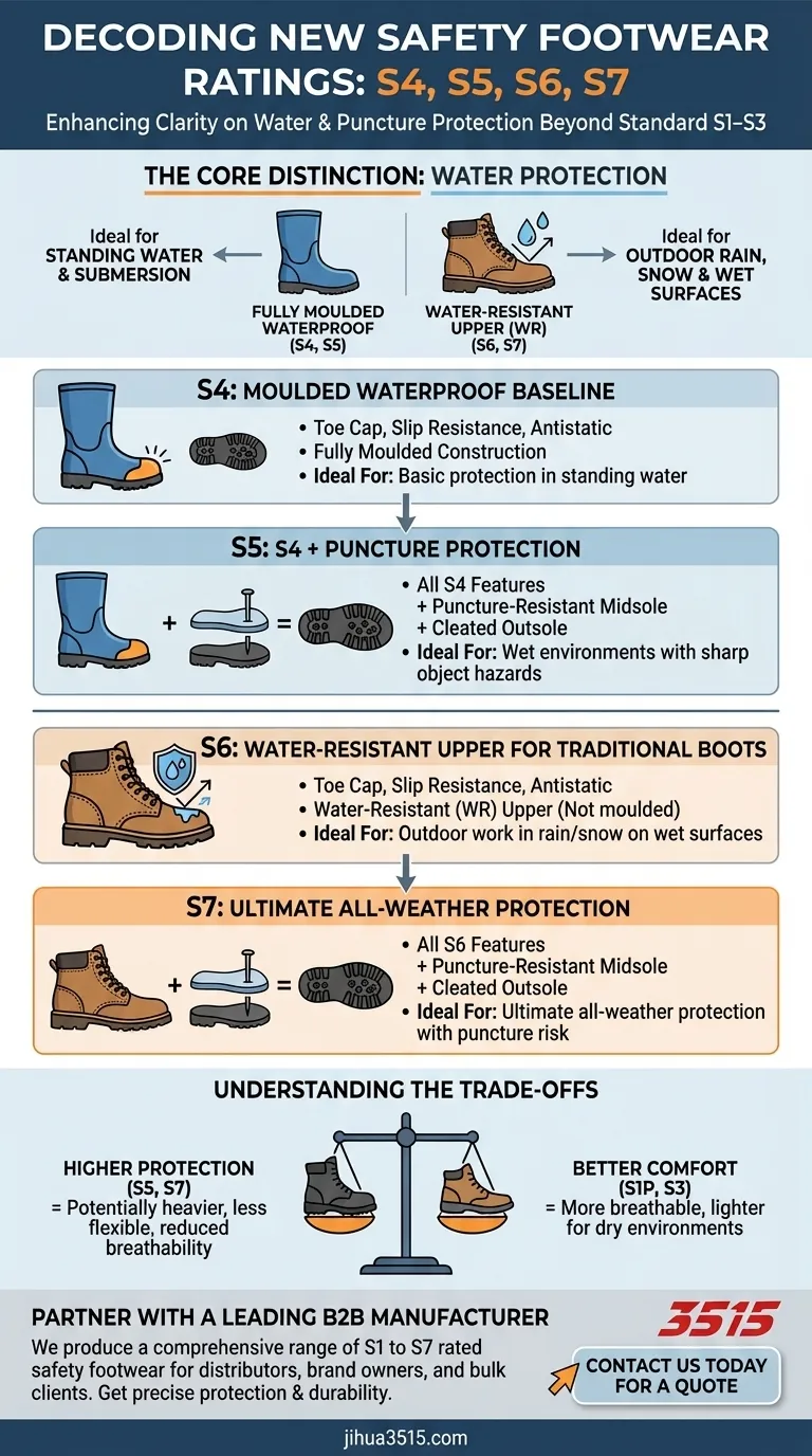 표준 S1-S3 등급을 넘어 도입된 추가 보호 수준은 무엇인가요? S4~S7 설명 시각적 가이드