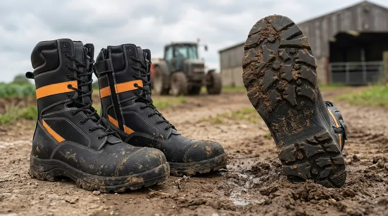 Quelles sont les caractéristiques recommandées pour les bottes de travail agricole ? Protégez vos pieds à la ferme