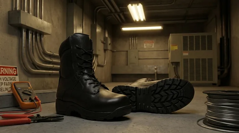 Quelles sont les caractéristiques de sécurité importantes pour les chaussures de travail des électriciens et des techniciens CVC ? Obtenez la certification EH & Protection des orteils composites