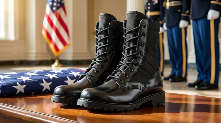 점프 부츠는 여전히 군대에서 사용되나요? 전장에서 의식용 상징으로
