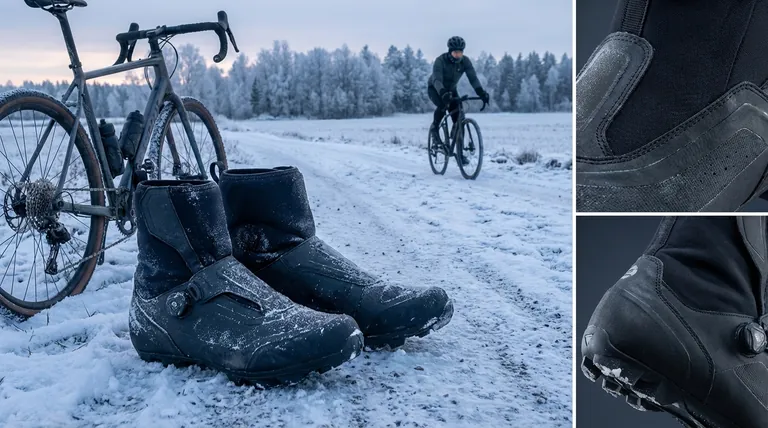 Dans quelles plages de températures les chaussures de cyclisme d'hiver ont-elles été testées ? Restez au chaud par temps de gel.