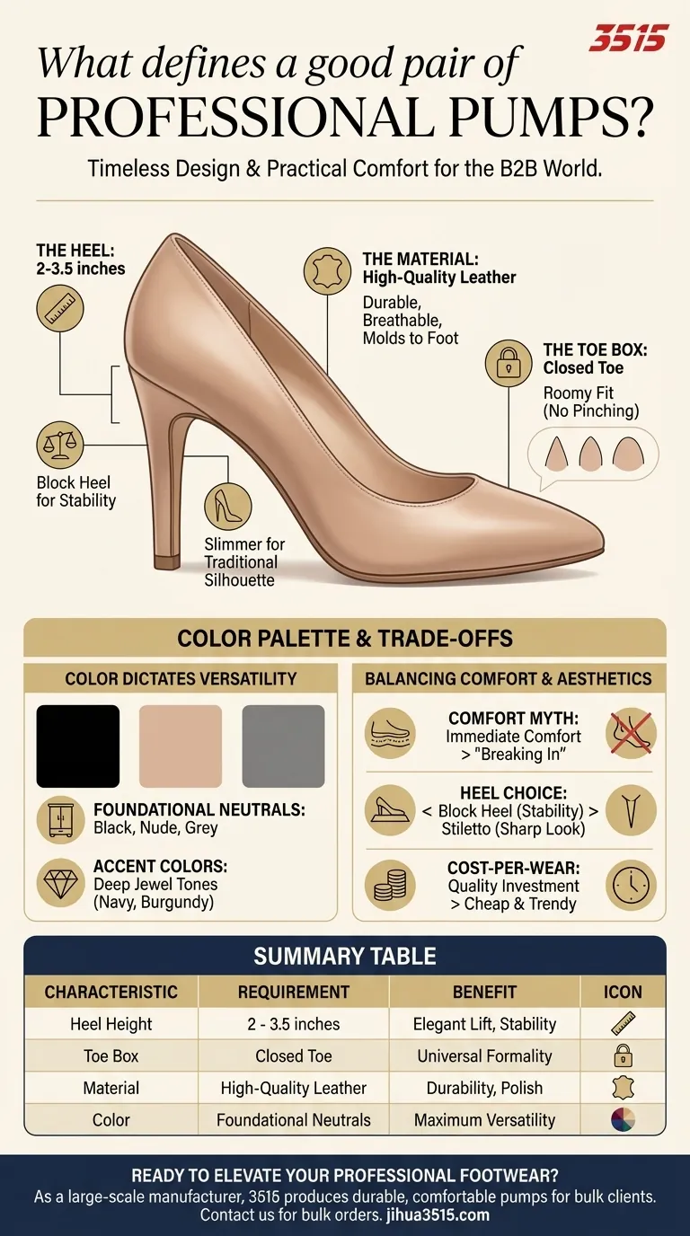 Quelles sont les caractéristiques d'une bonne paire de escarpins professionnels ? Design intemporel & Confort toute la journée Guide Visuel