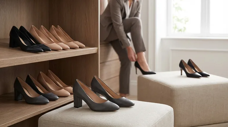 Quelles sont les caractéristiques d'une bonne paire de escarpins professionnels ? Design intemporel & Confort toute la journée