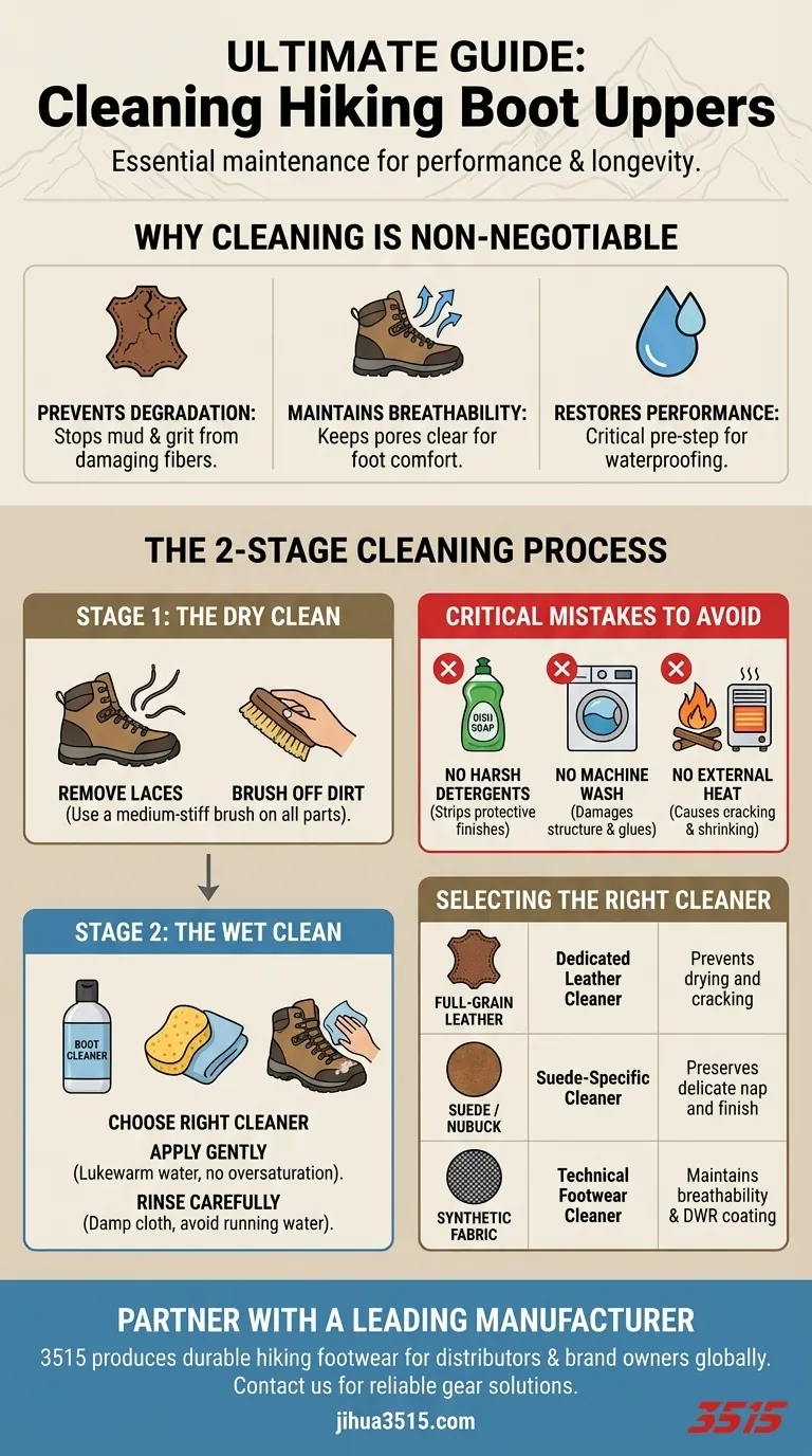 Comment nettoyer l'empeigne de vos chaussures de randonnée ? Protégez votre investissement grâce à un entretien approprié Guide Visuel