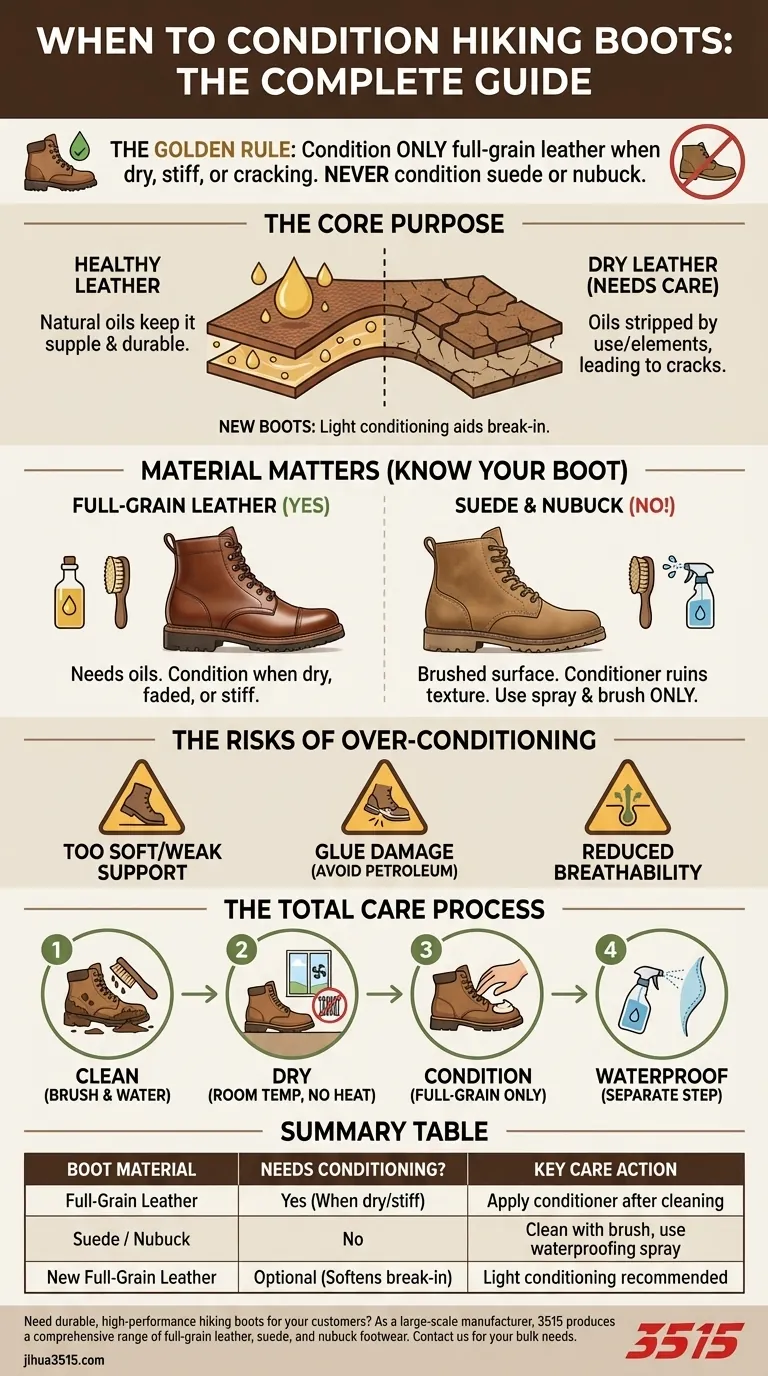 Quand faut-il entretenir ses chaussures de randonnée ? Guide pour prolonger la durée de vie des bottes en cuir Guide Visuel