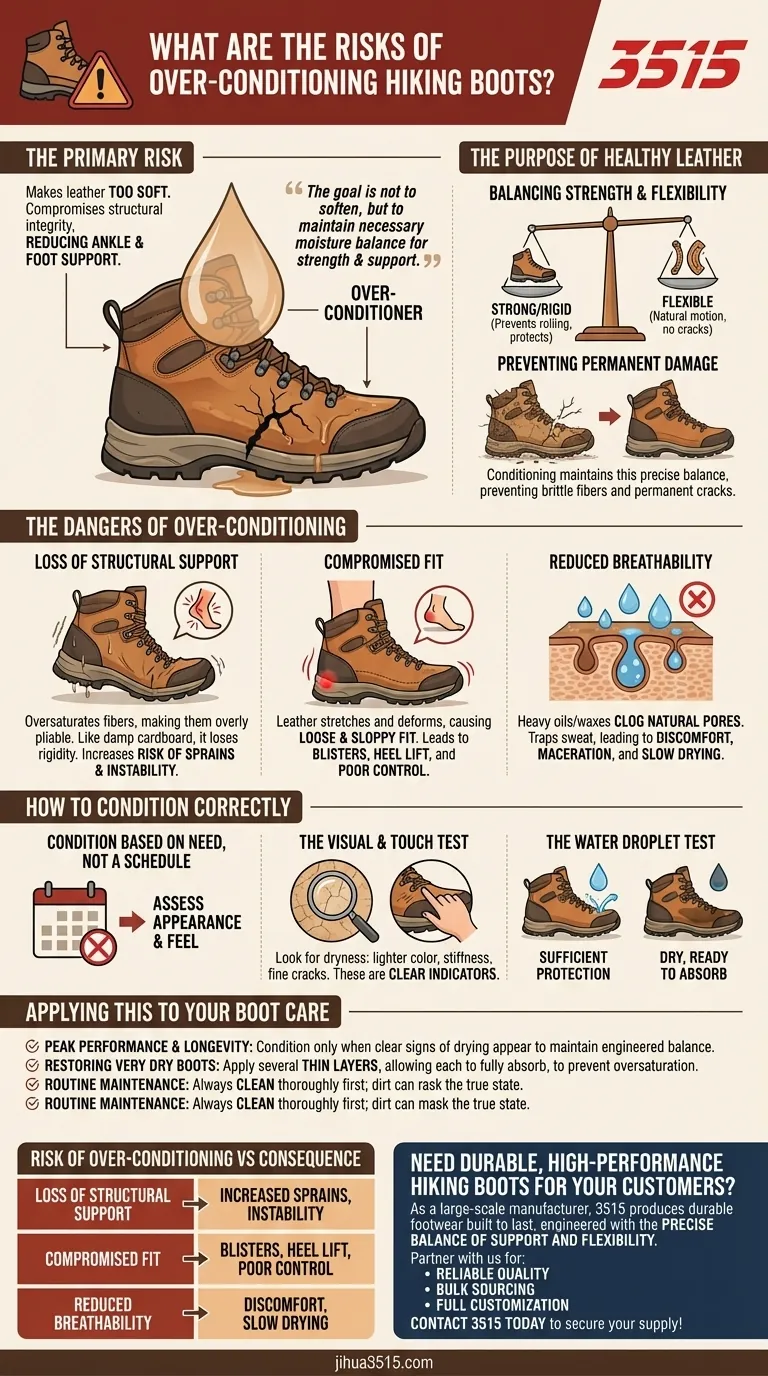 Quels sont les risques d'un sur-conditionnement des chaussures de randonnée ? Évitez de compromettre le soutien et la sécurité Guide Visuel