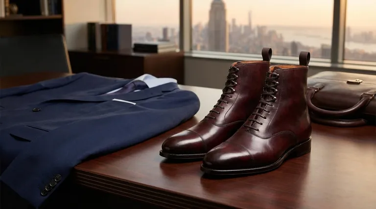 Quelle est la couleur recommandée pour les bottes habillées à bout golf ? Choisissez le bordeaux foncé pour une polyvalence inégalée