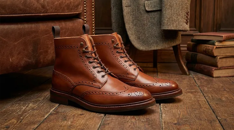 Perché lo stivale brogue con punta alare è uno stile essenziale? Scopri la calzatura versatile per eccellenza
