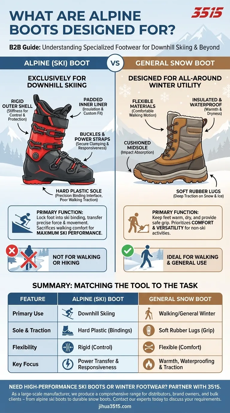 À quoi servent les chaussures de ski alpin ? Le guide essentiel des chaussures de ski de descente Guide Visuel