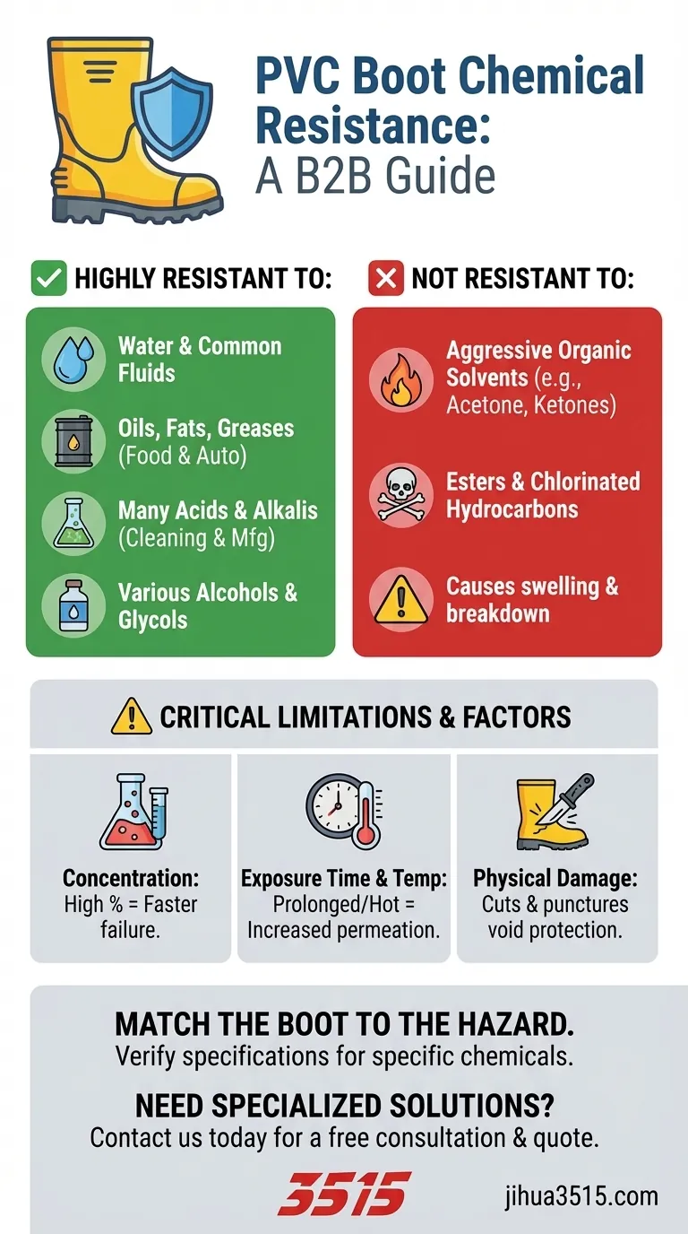 À quels types de produits chimiques les bottes en PVC résistent-elles ? Votre guide des chaussures de sécurité résistantes aux produits chimiques Guide Visuel