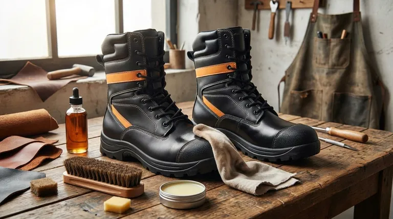 革製の安全靴におすすめのメンテナンスのヒントは何ですか?寿命を延ばし、安全性を維持する
