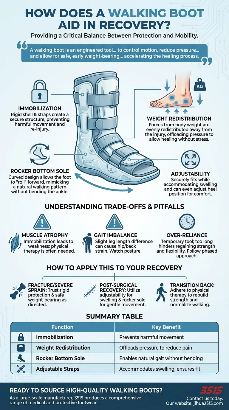 步行靴如何帮助康复？实现受保护的活动能力，加速愈合 图解指南