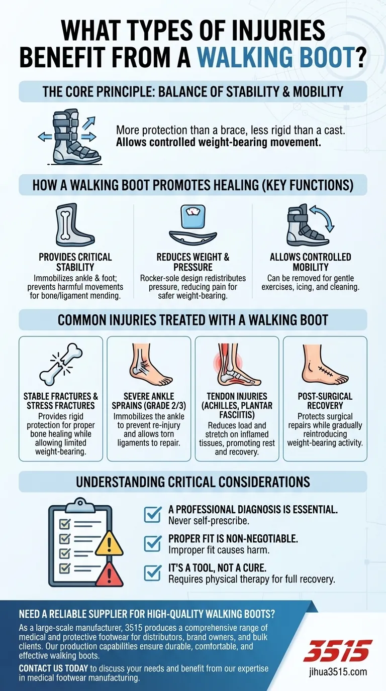 Quels types de blessures bénéficient d'une botte de marche ? Un guide pour une récupération sûre et efficace Guide Visuel