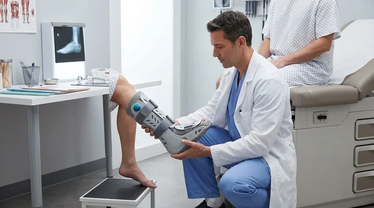 Qui détermine si une botte de marche est appropriée pour une blessure ? Obtenez les bons conseils médicaux pour un rétablissement en toute sécurité.