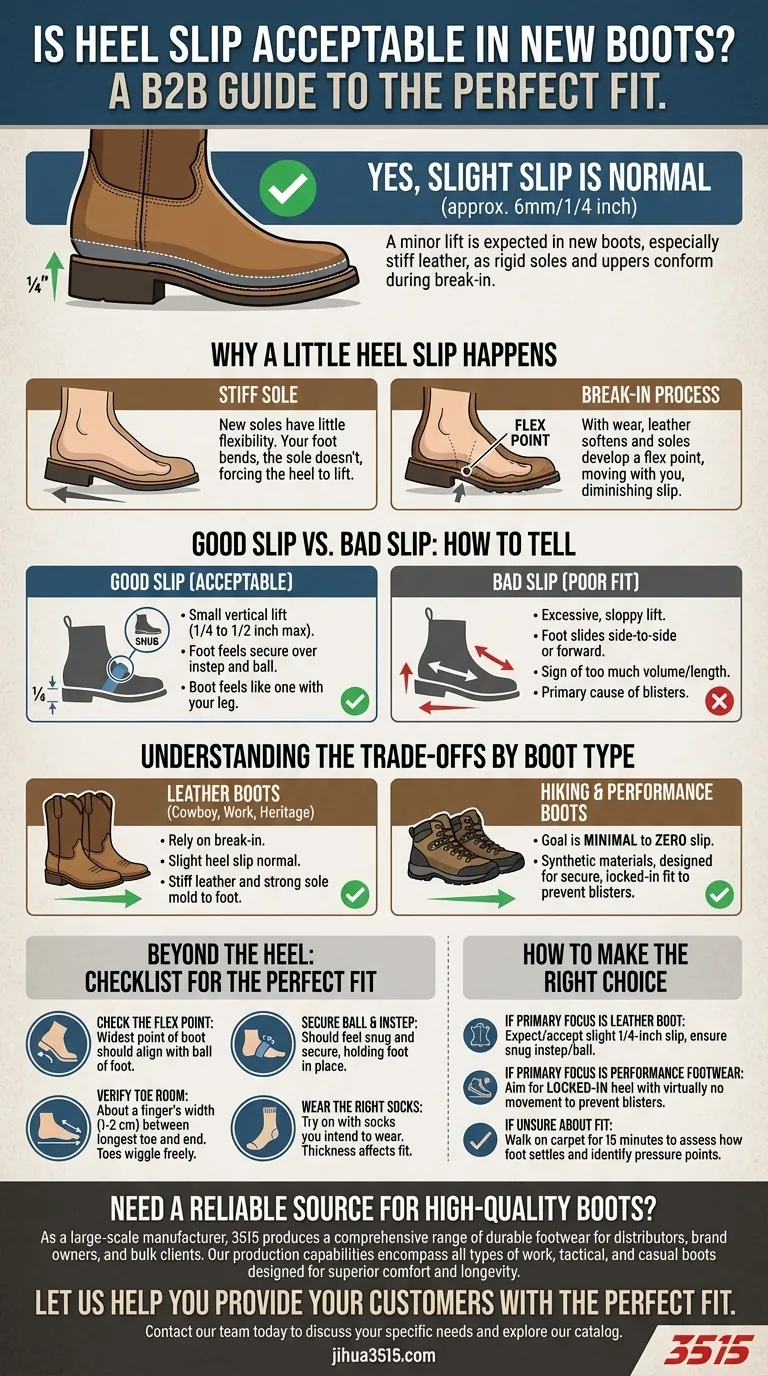 Un léger glissement du talon est-il acceptable lors de l'essayage de bottes ? Un guide pour trouver la coupe parfaite Guide Visuel