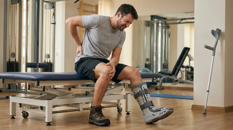 Quels sont les défis courants rencontrés lors du port d'une botte de marche ? Évitez les douleurs secondaires et assurez une récupération en douceur.