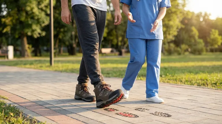 Pourquoi est-il recommandé de raccourcir sa foulée en portant une botte de marche ? Pour protéger vos hanches, vos genoux et votre dos
