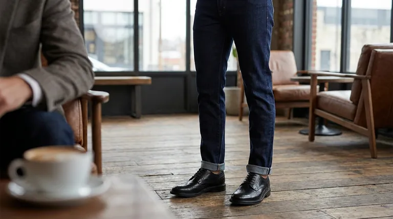 Was sind die 5 wichtigsten Regeln für das Tragen von Anzugschuhen zu Jeans? Meistern Sie den Smart-Casual-Stil