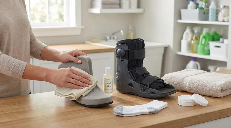 Pourquoi est-il important de garder la botte de marche propre et sèche ? Prévenir les infections et accélérer la guérison