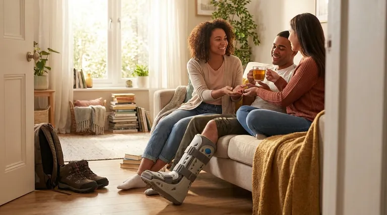 Comment le soutien peut-il aider pendant la récupération avec une botte de marche ? Atteignez un parcours de guérison plus rapide et plus sûr