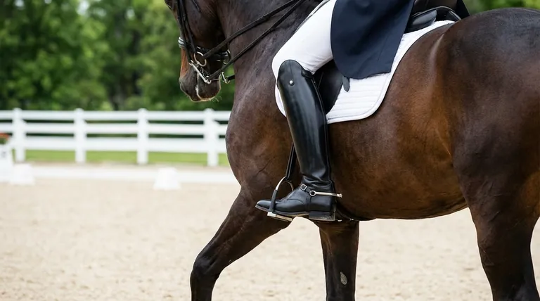 Quelle tenue est généralement portée par les cavaliers de dressage, et comment les bottes complètent-elles cet ensemble ? Le guide essentiel de la tenue de performance