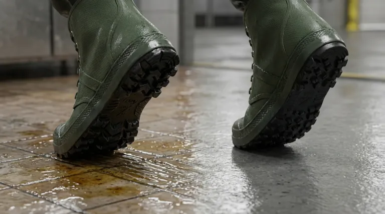De quelle matière doit être faite la semelle d'une chaussure antidérapante ? La clé d'une traction maximale
