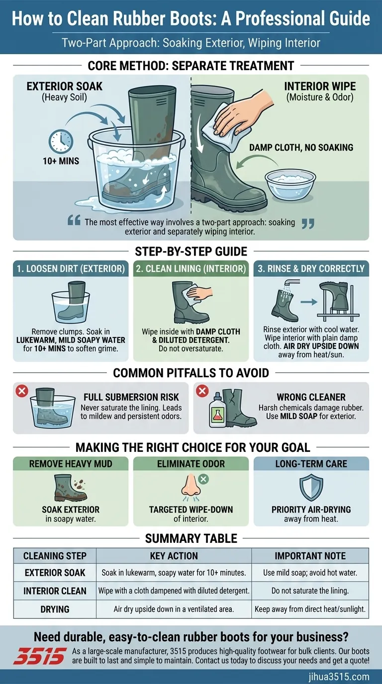 Comment faire tremper les bottes en caoutchouc pour le nettoyage ? Un guide pour un entretien approprié et une longévité accrue Guide Visuel